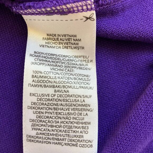 Polo Ralph Lauren Sz M The Mesh Mini Dress in Dark Violet Purple Tennis Preppy - Picture 15 of 16